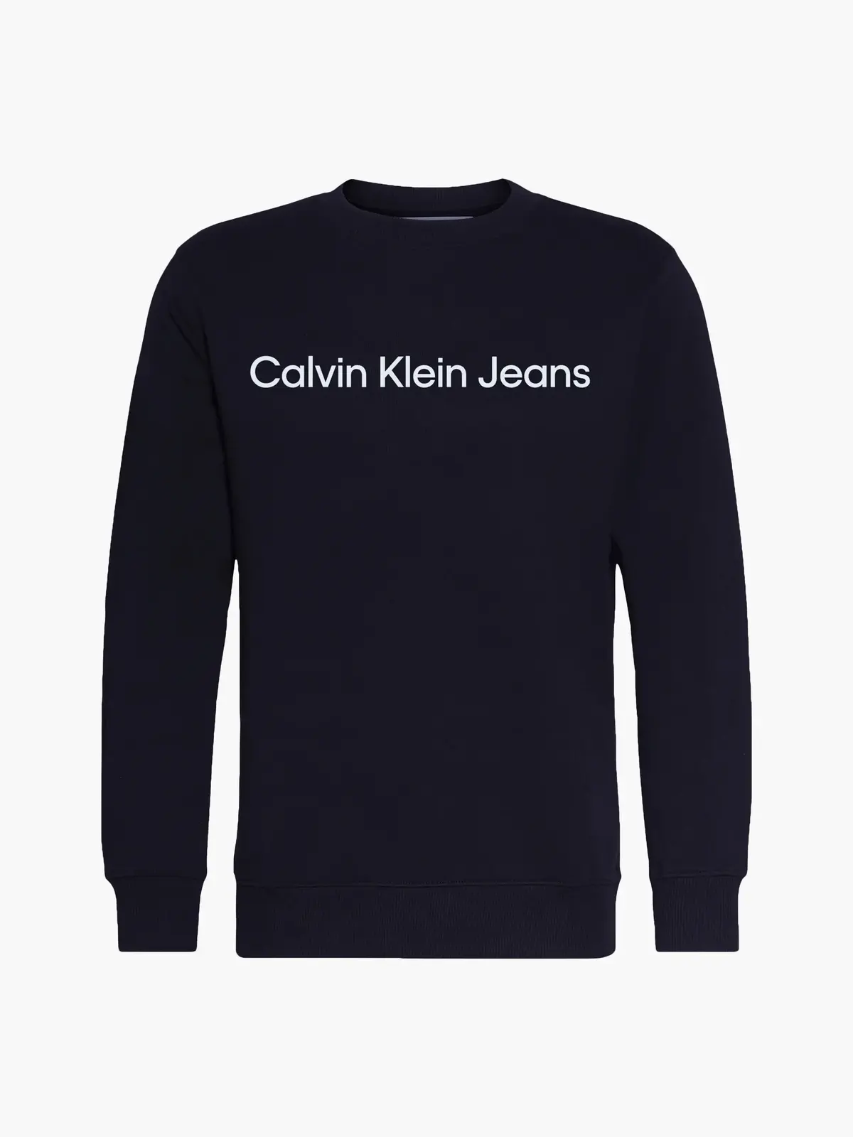 Calvin Klein CORE INSTIT LOGO SWE Erkek Siyah Sweatshirt
