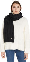 Tommy Hilfiger TH TIMELESS SCARF Kadın Siyah Atkı