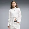 Puma ESS Ribbed Crop Top Beyaz Kadın Askılı T-shirt