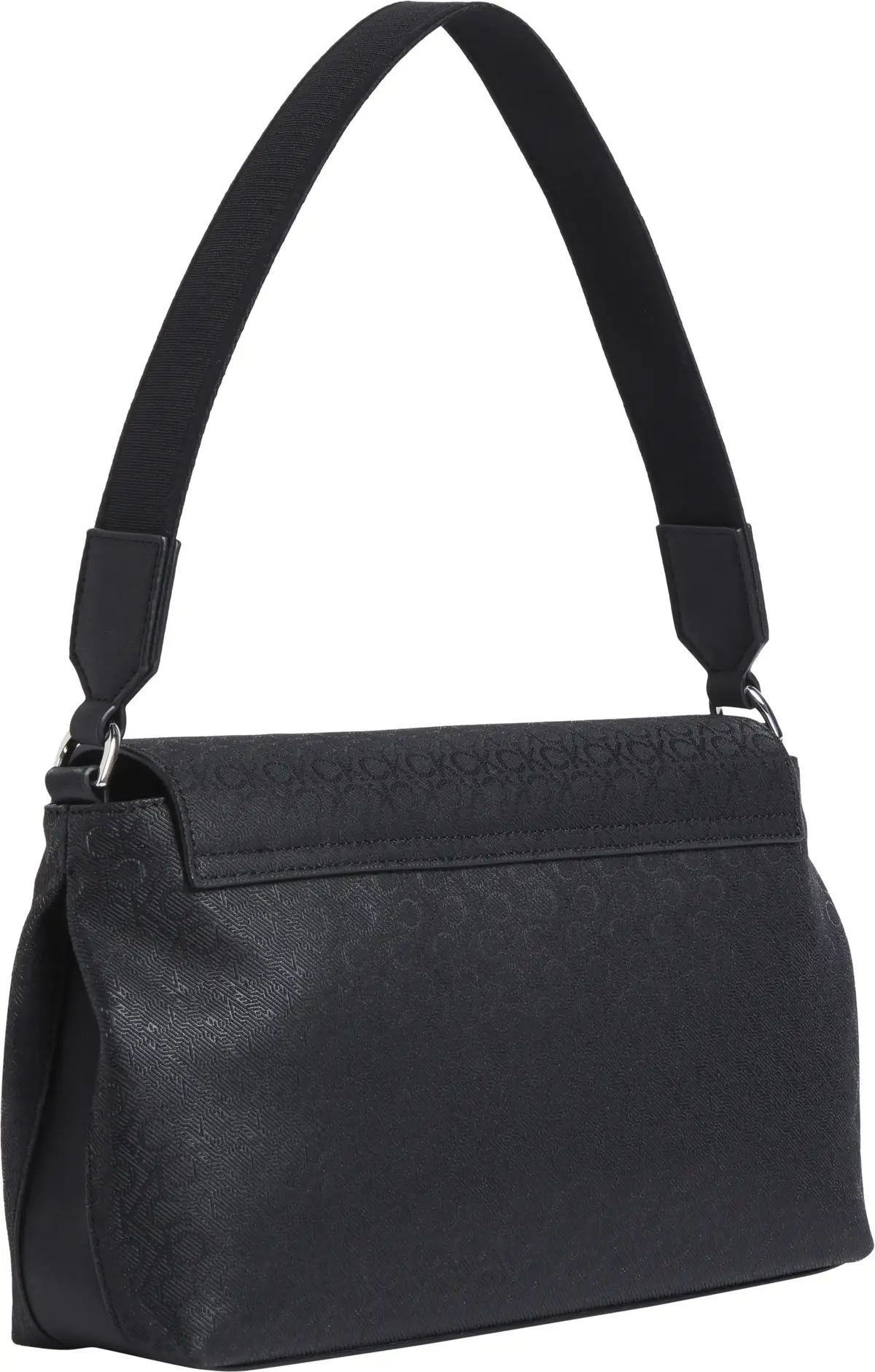 Calvin Klein CK MUST SATCHEL_MONO, BEH Siyah Kadın Çanta