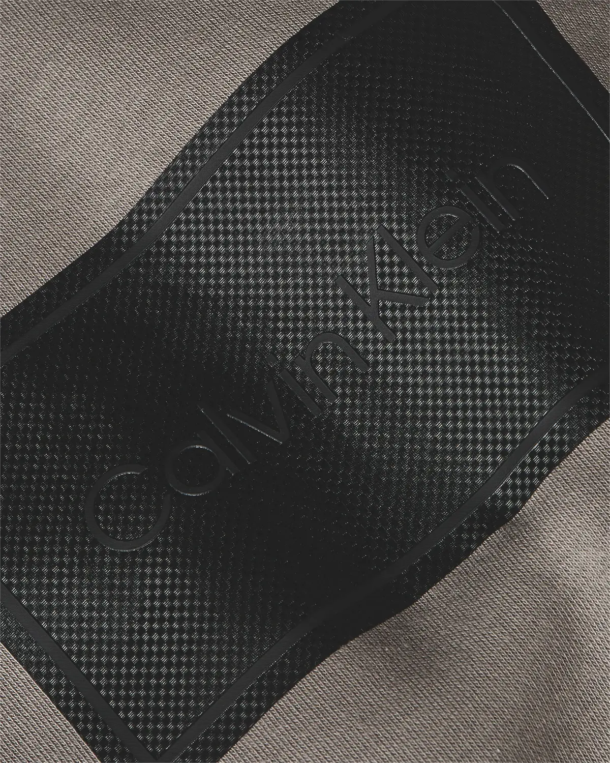 Calvin Klein TEXTURED LOGO BOX CO Erkek Kahverengi Hoodie