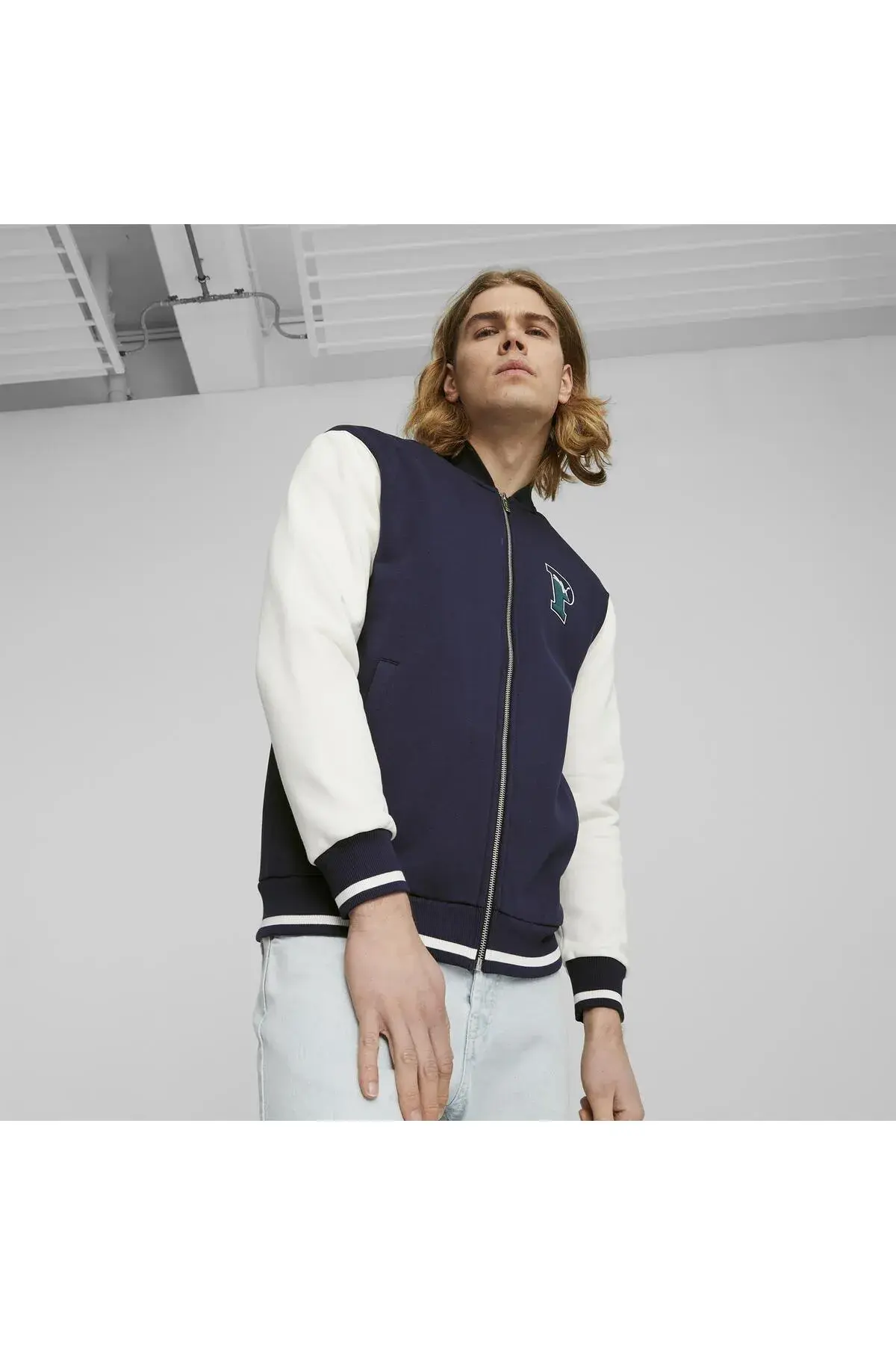Puma SQUAD Track Jacket FL Lacivert Erkek Ceket