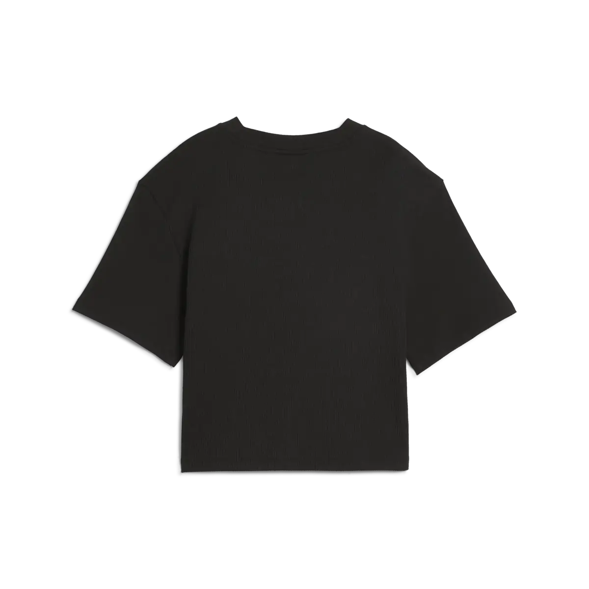 Puma CLASSICS Ribbed Relaxed Tee Siyah Kadın T-Shirt