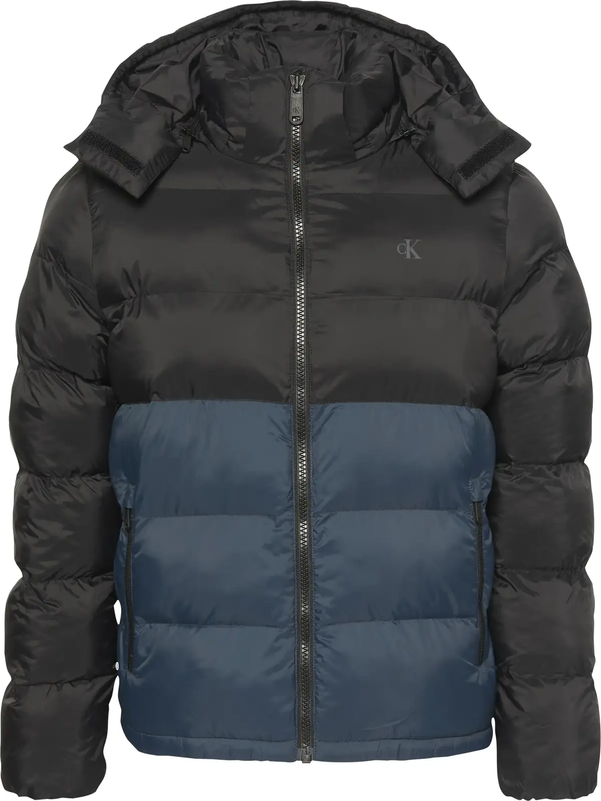 Calvin Klein LS NYLON COLOR BOCK, UB1 Siyah Erkek Mont