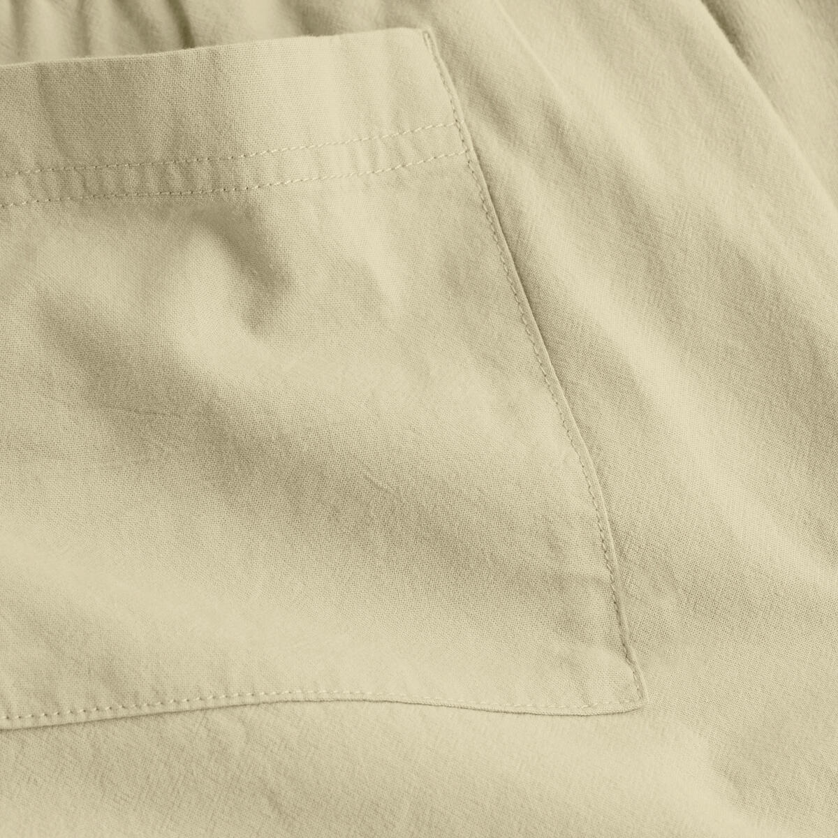Calvin Klein TEXTURED COTTON SHOR Erkek Krem Şort