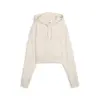 Puma CLASSICS+ Relaxed Cropped Hoodie Pembe Kadın Sweatshirt