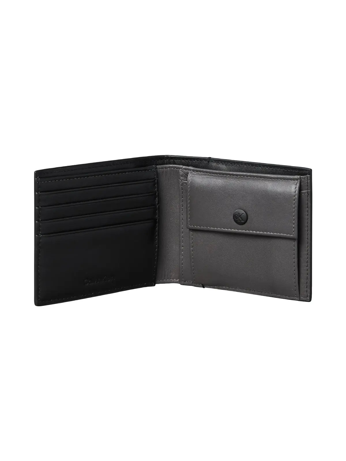Calvin Klein BOLD BILLFOLD W/ COI Siyah Erkek Deri Cüzdan