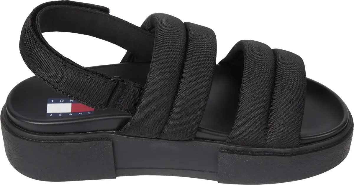 Tommy Hilfiger TJW FLATFORM SANDAL, BDS Siyah Kadın Terlik