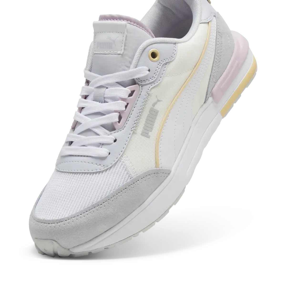 Puma R22 Beyaz Kadın Krem Spor Ayakkabı