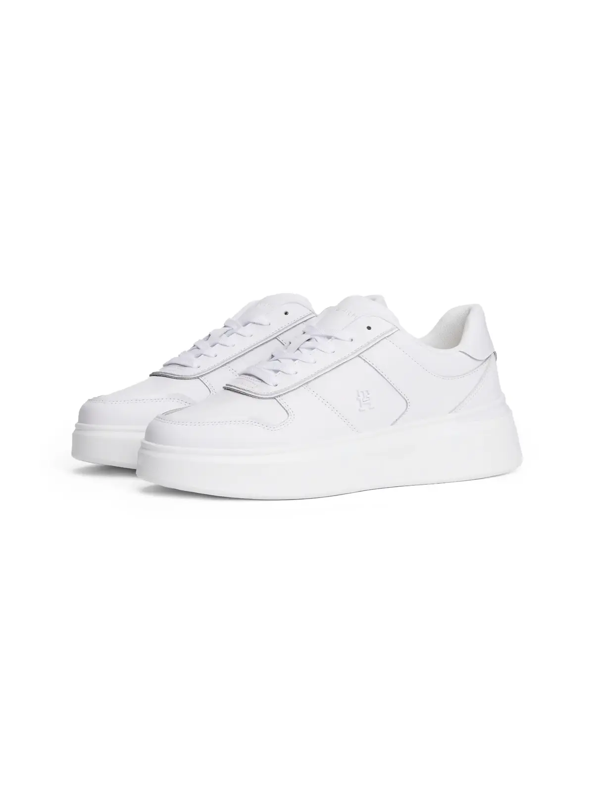 Tommy Hilfiger PATENT PLATFORM SNEAKER Beyaz Kadın Günlük Spor Ayakkabı