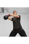 Puma Mens Graphıc Tee Emblem Siyah Erkek Tişört