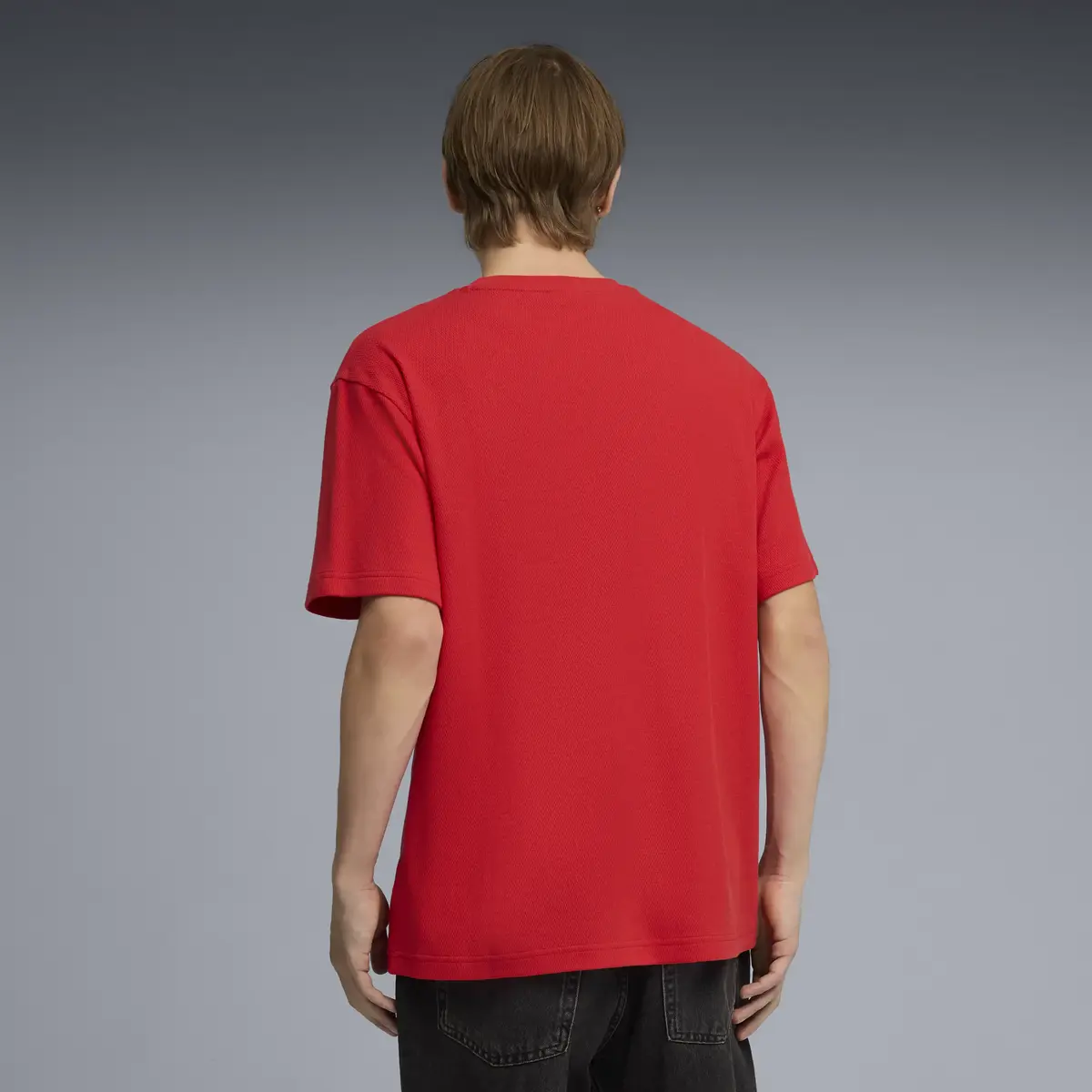 Puma ESS ELEVATED Relaxed Tee Kırmızı Erkek T-Shirt & Polo