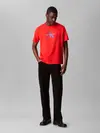 Calvin Klein SS Hero Monologo Tee, TNC Kırmızı Erkek T-Shirt & Polo