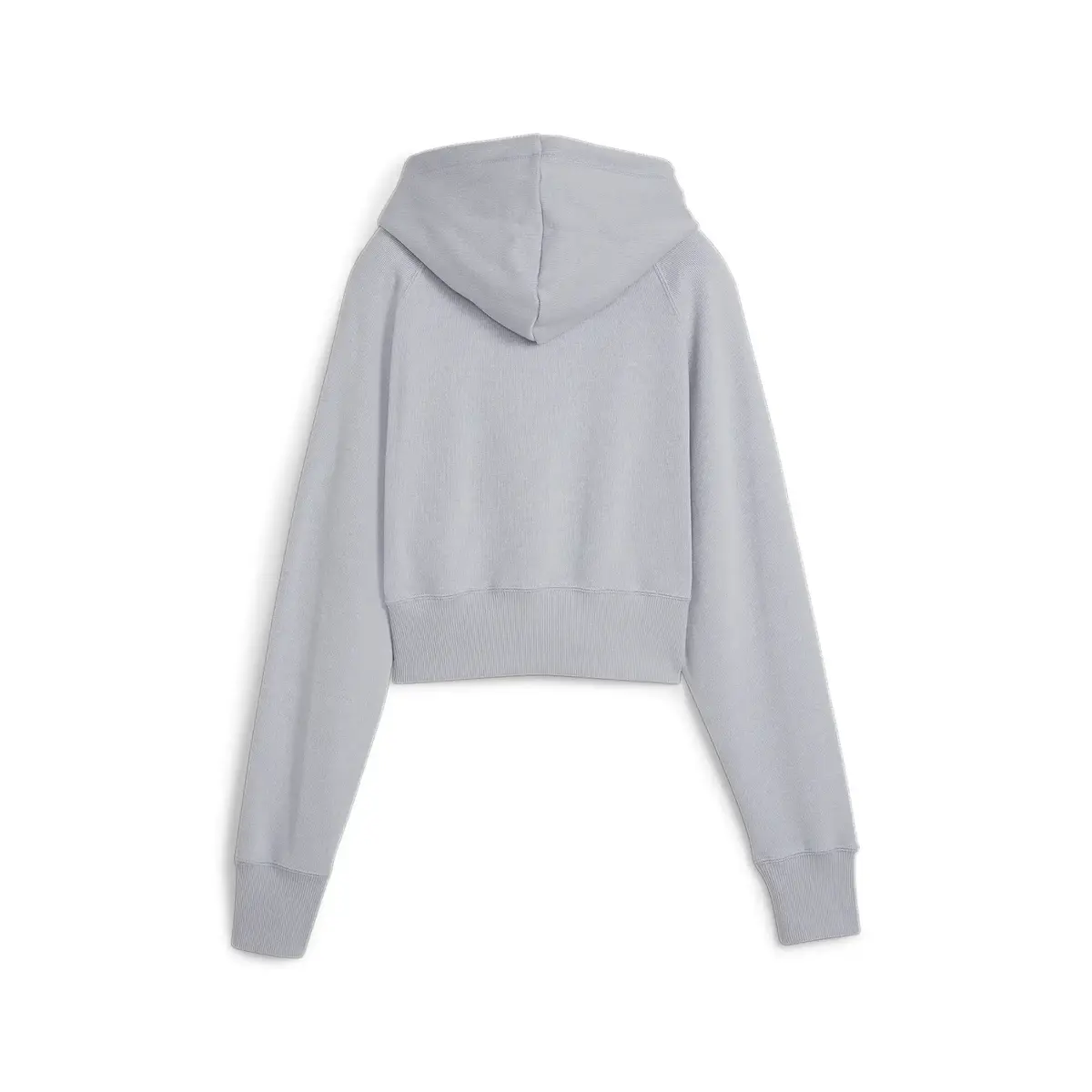Puma CLASSICS+ Relaxed Cropped Hoodie Gri Kadın Hoodie