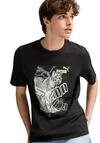 Puma GRAPHICS Photoprint Tee Siyah Erkek T-Shirt