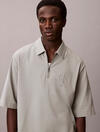 Calvin Klein SS SUPIMA CHEST EMB, PEZ, S Gri Erkek T-Shirt