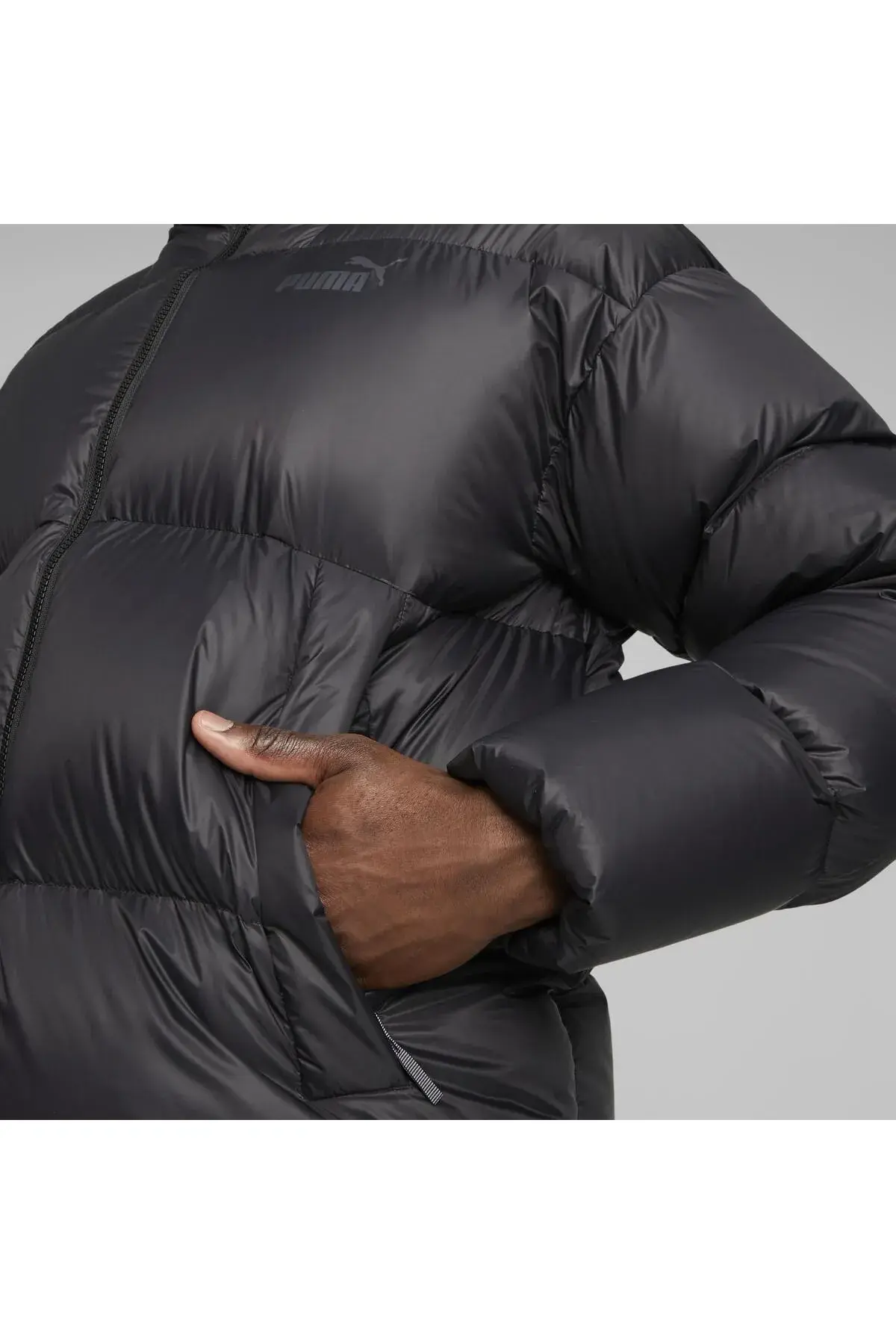 Puma Hooded Ultra Down Puffer Jacket Siyah Erkek Kapüşonlu Şişme Mont