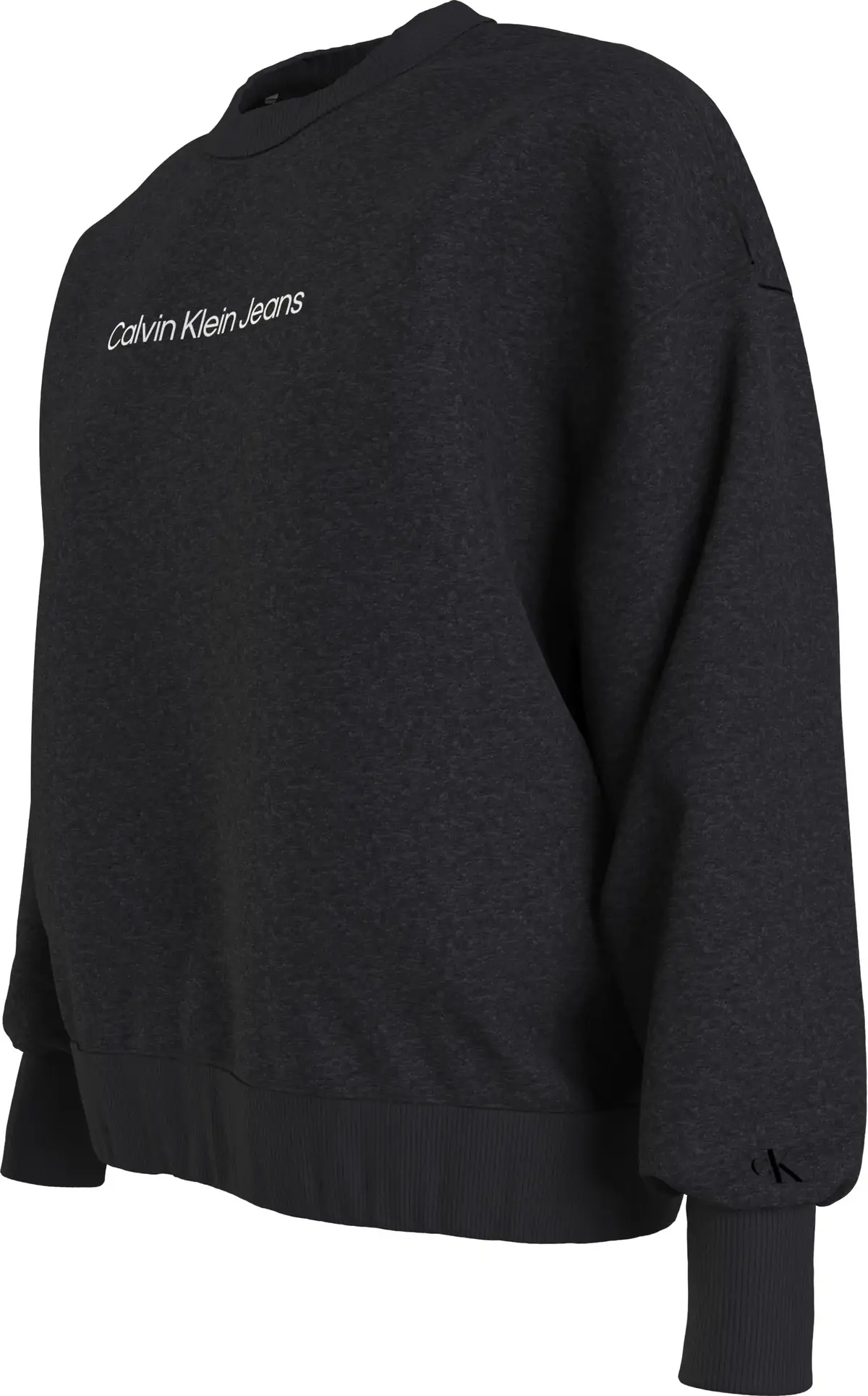 Calvin Klein SHRUNKEN INSTITUTION Kadın Siyah Sweatshirt