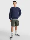 Tommy Hilfiger TJM REGULAR FLEECE C Erkek Lacivert Sweatshirt