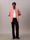 Calvin Klein LS SOLID OXFORD CLASSIC SHIRT Pembe Erkek Gömlek Calvin Klein LS SOLID OXFORD CLASSIC SHIRT Pembe Erkek Gömlek