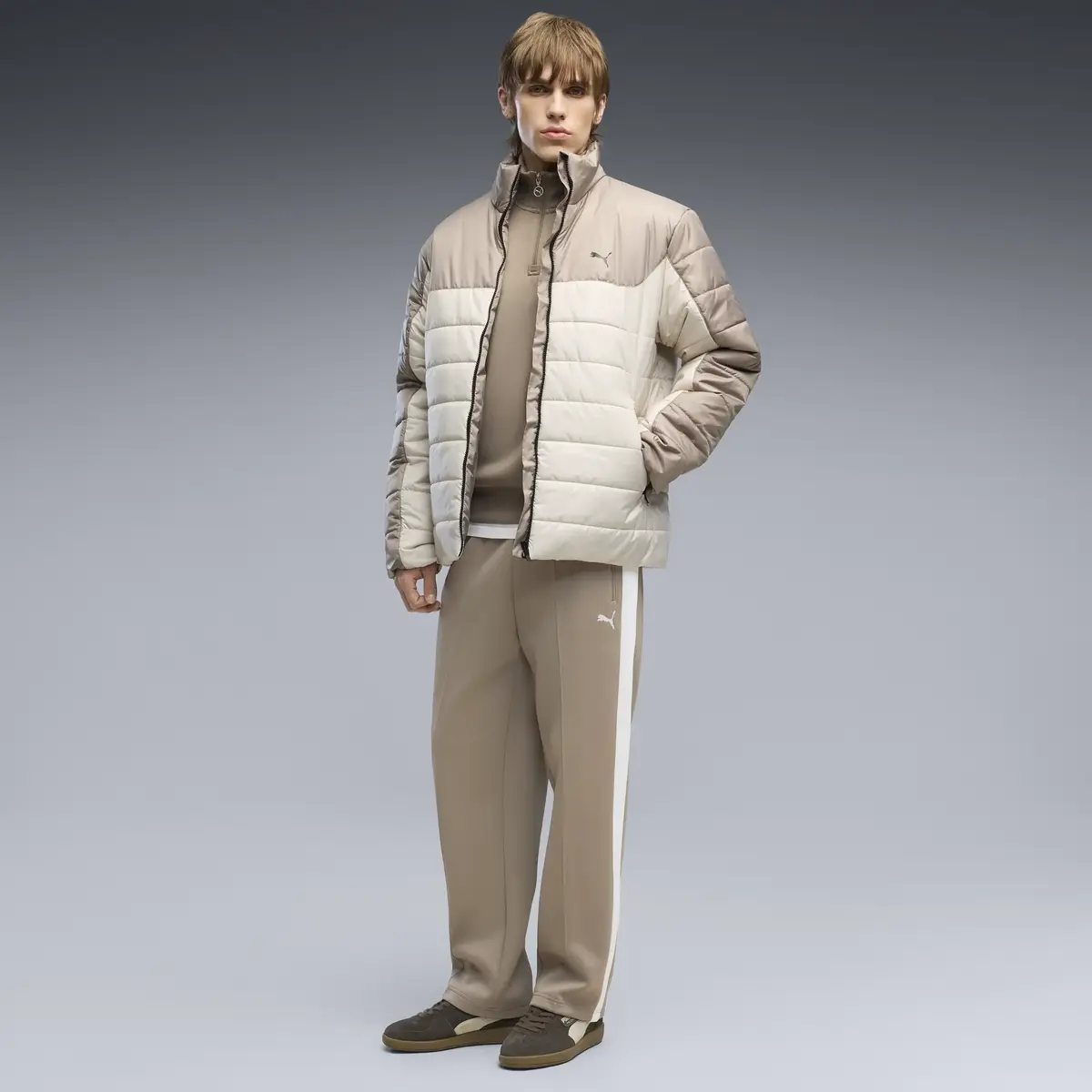 Puma T7 ALWAYS ON Track Pants Bej Erkek Eşofman Altı