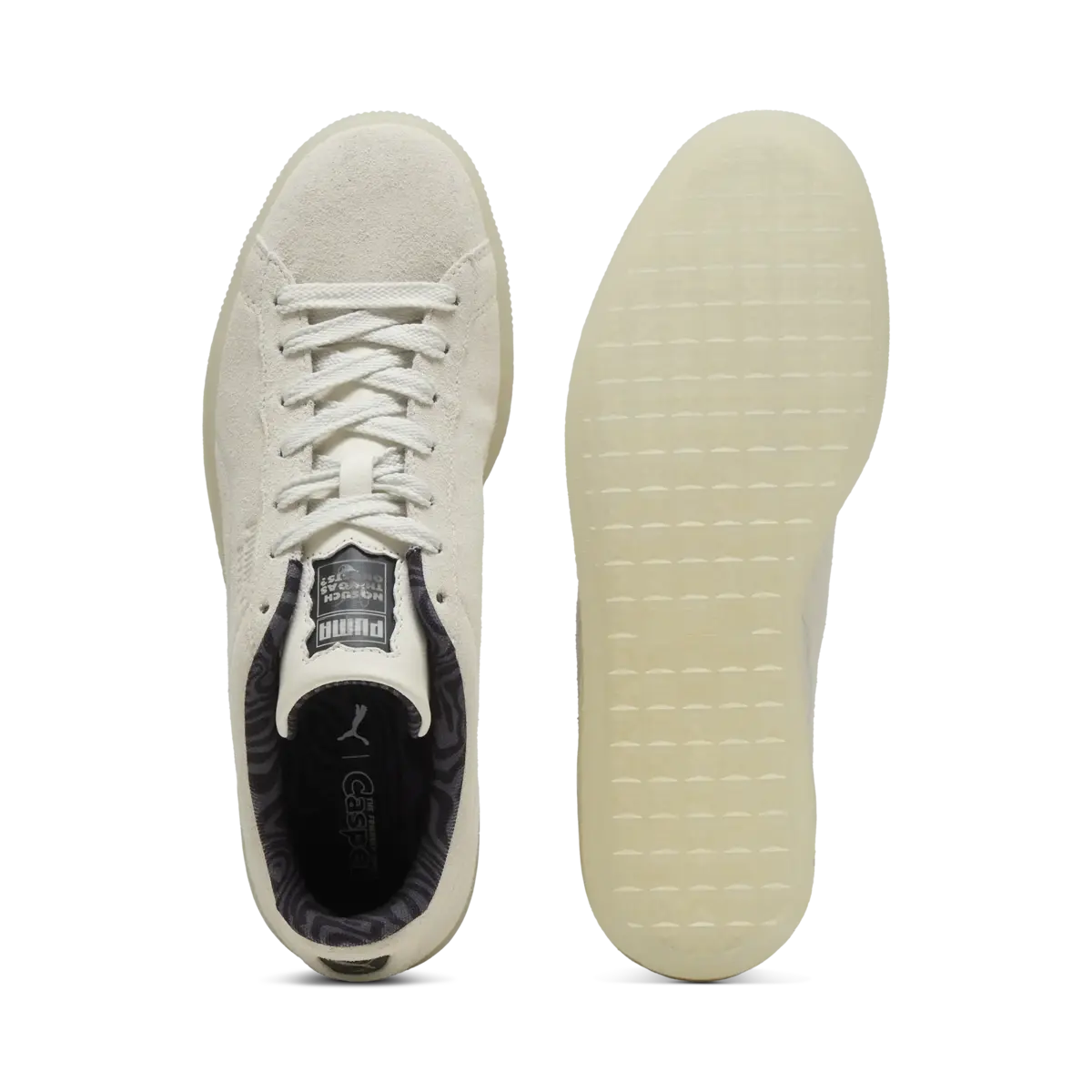 Puma Suede CASPER Krem Erkek Spor Ayakkabı