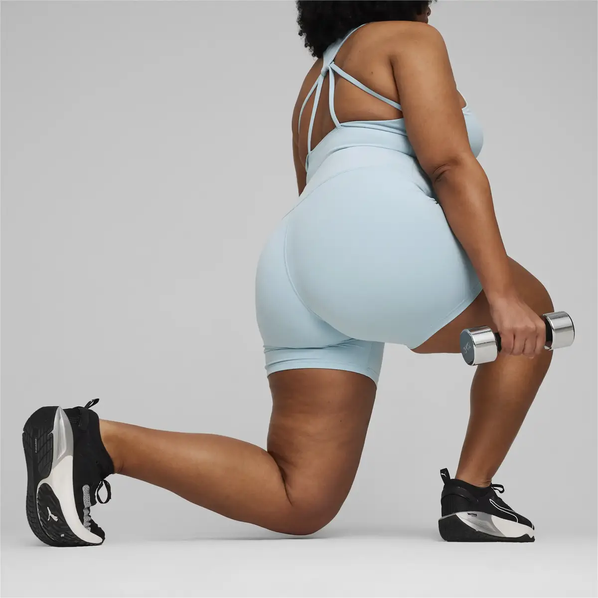 Puma FIT HW 5” TIGHT SHORT Açık Mavi Kadın Tayt Şort
