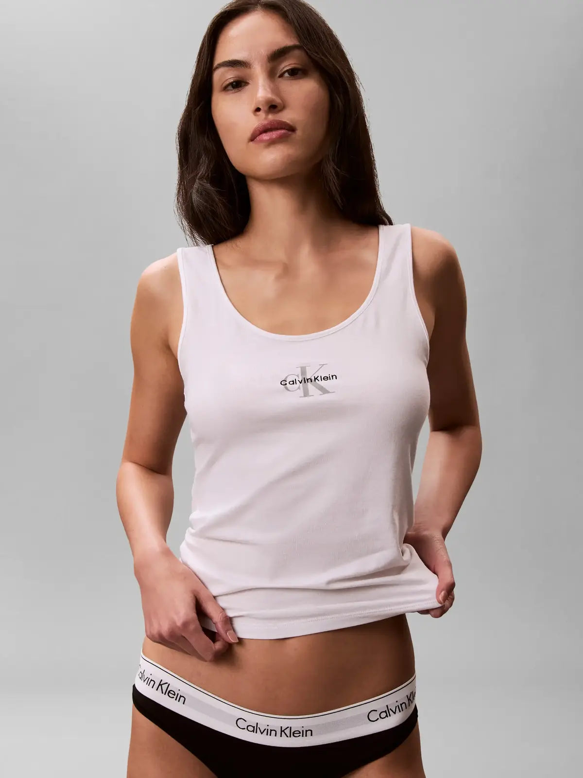 CK GRAPHIC TANK, 100, L