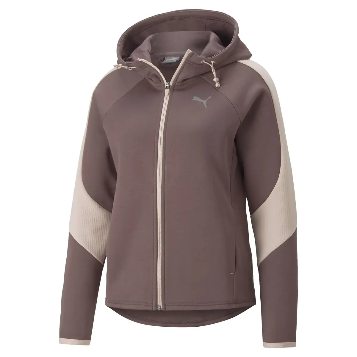 Puma Evostripe Full-Zip Hoodie Pembe Kadın Fermuarlı Hoodie