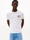 Tommy Hilfiger HILFIGER COLOUR CRES, YBR Beyaz Erkek T-Shirt & Polo