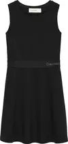 Calvin Klein FIT FLARE SLEEVELESS, BEH Siyah Çocuk Elbise-Etek