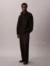 Calvin Klein WOOL BLEND POLAR FLE Siyah Erkek Polar