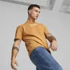 Puma Downtown Logo Tee Bej Erkek T-Shirt