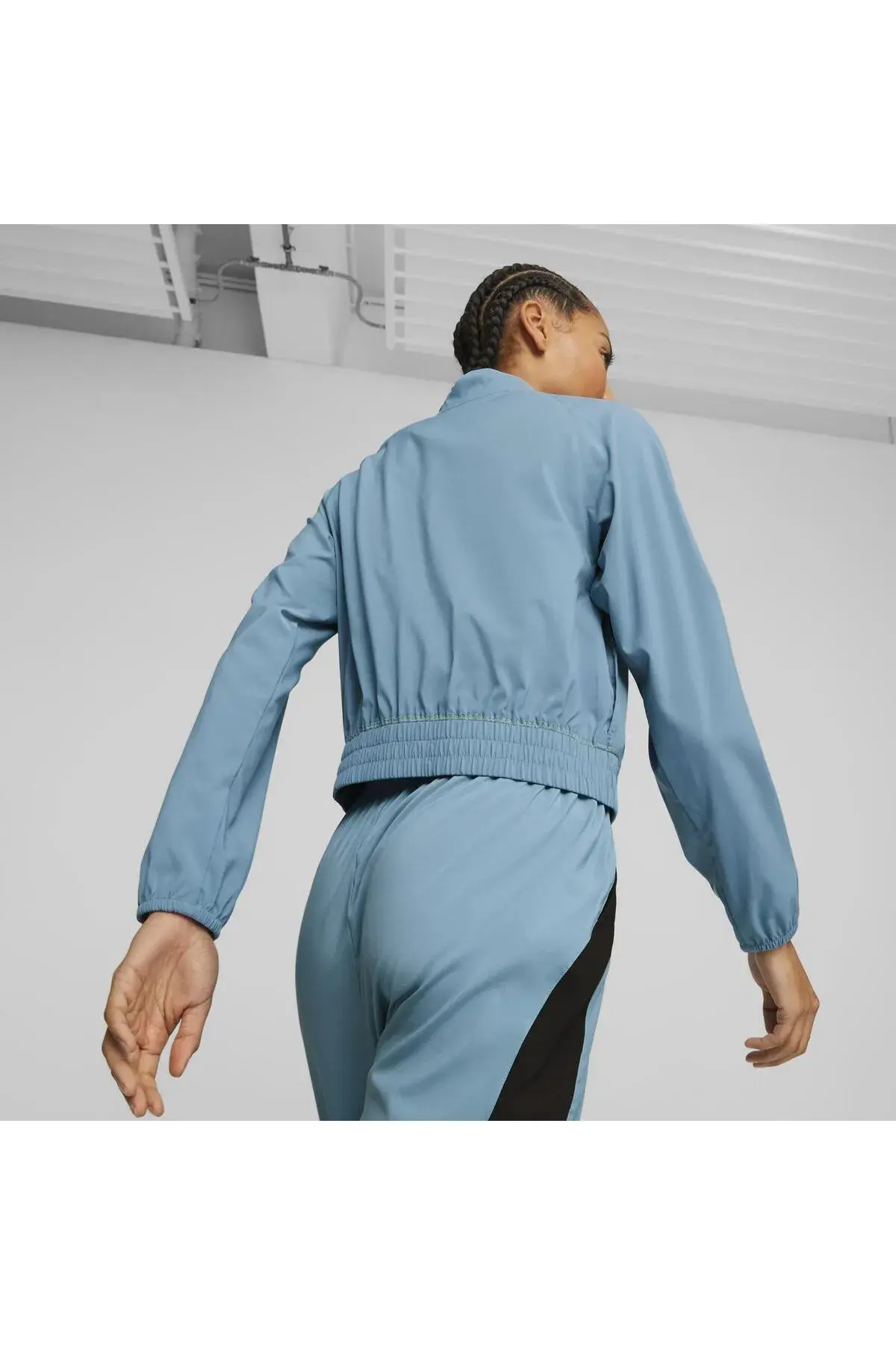 Puma Fit Woven Fashion Jacket Mavi Kadın Ceket