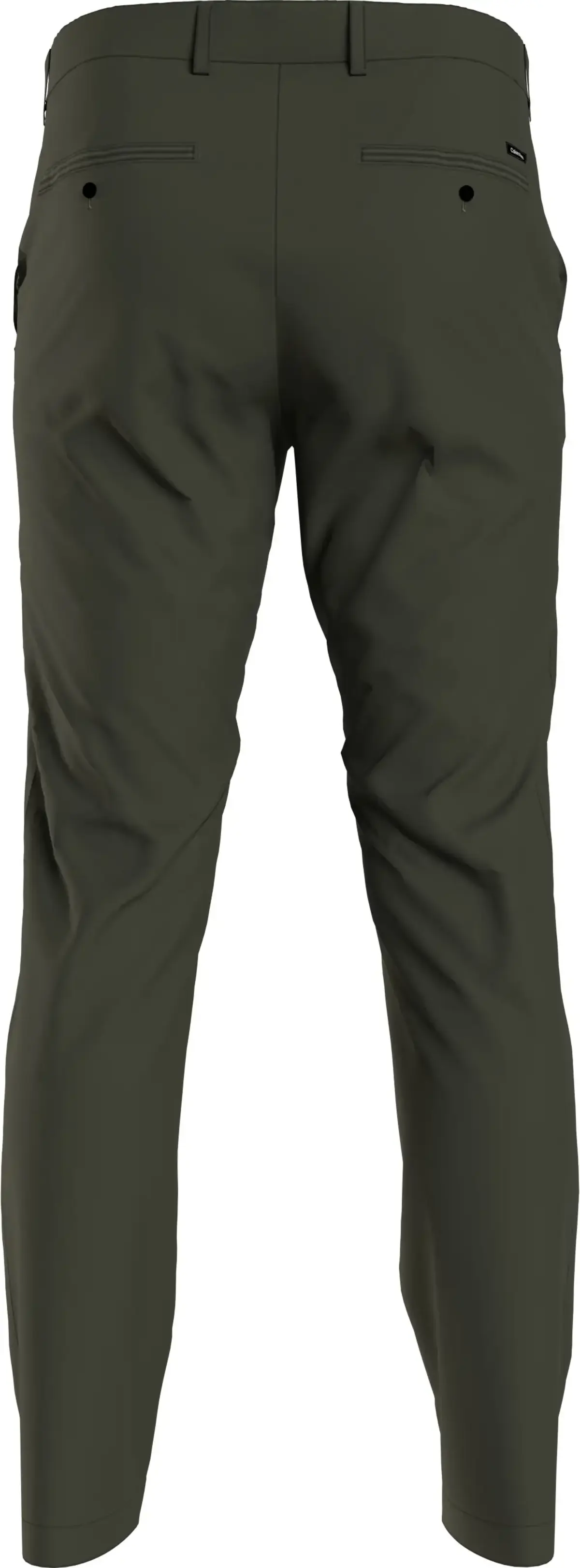 Calvin Klein SLIM FIT GARMENT DYE Erkek Haki Chino