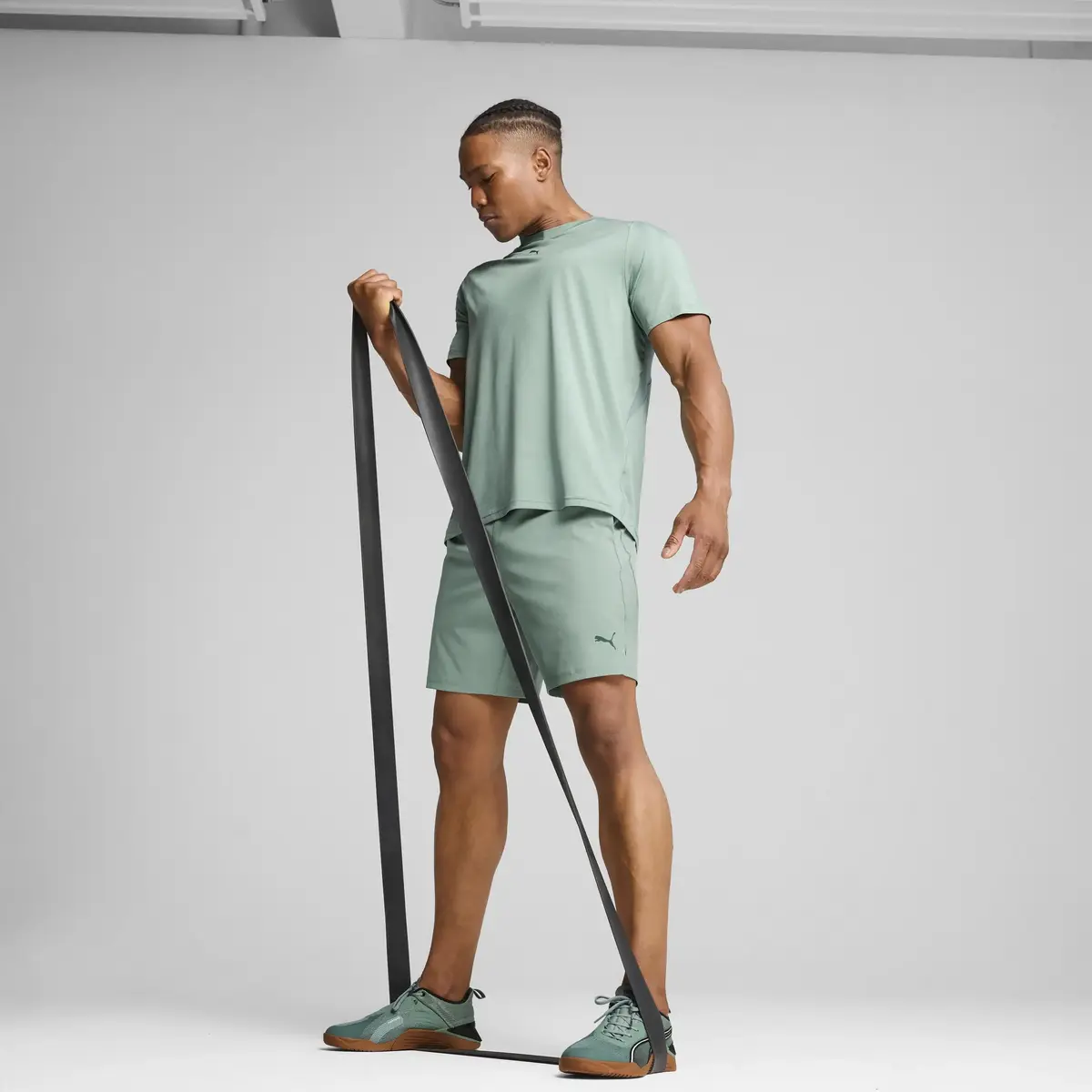 PUMA CLOUDSPUN THERMOADAPT TEE Yeşil Erkek T-Shirt
