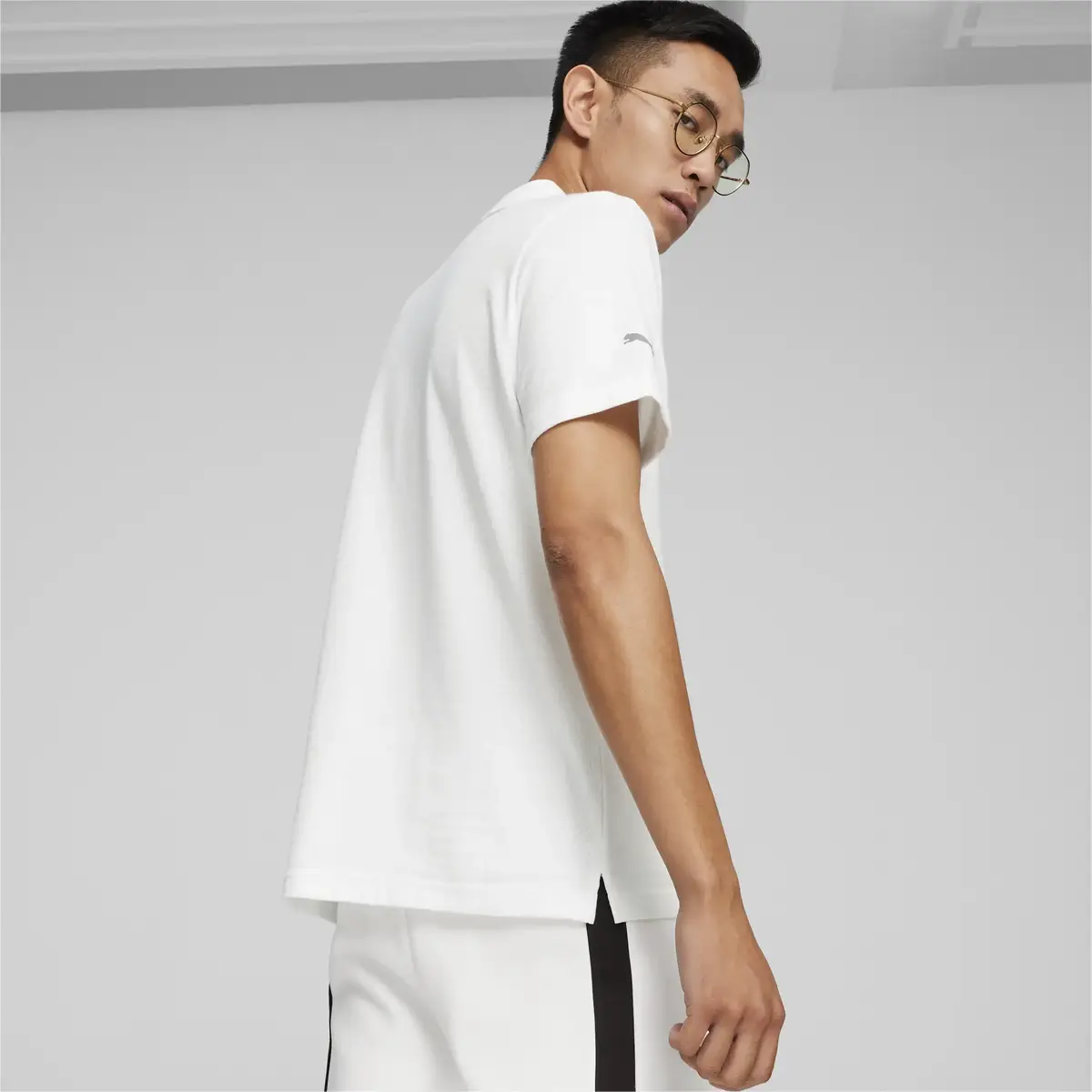 Puma BMW MMS Jacquard Polo Beyaz Erkek Polo T-Shirt