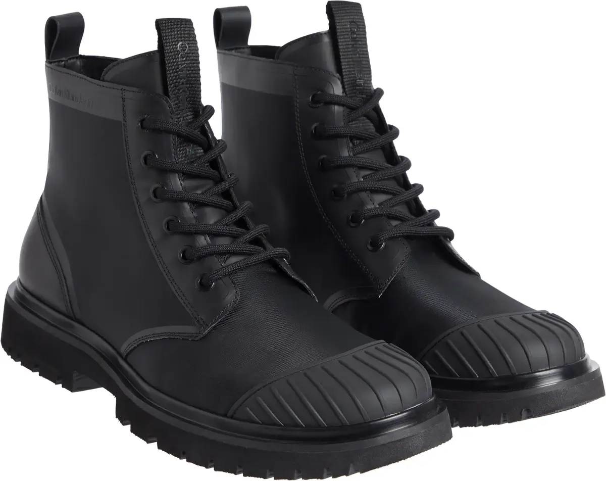 Calvin Klein EVA LACEUP BOOT MID Erkek Siyah Bot