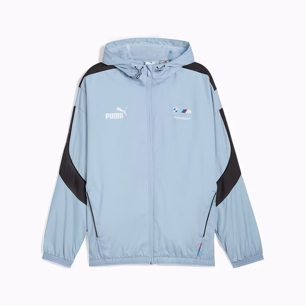 Puma BMW MMS MT7+ WIND JACKET Mavi Erkek Fermuarlı Ceket