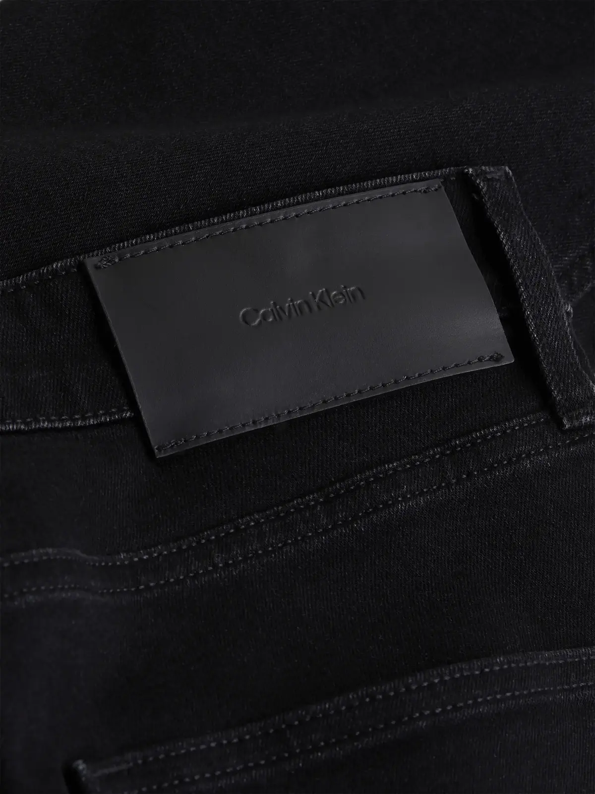 Calvin Klein TAPERED RINSE BLACK Erkek Antrasit Kot Pantolon