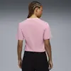 Puma ESS Relaxed V-Neck Tee Pembe Kadın T-Shirt
