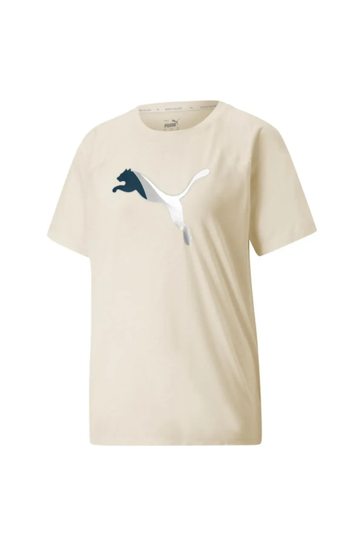 Puma Evostripe Tee Bej Kadın T-Shirt