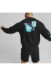Puma Brand Love Crew Tr Siyah Erkek Sweatshirt
