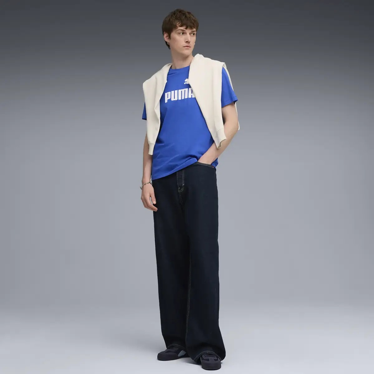 Puma ESS No. 1 Logo Tee Erkek T-Shirt & Polo