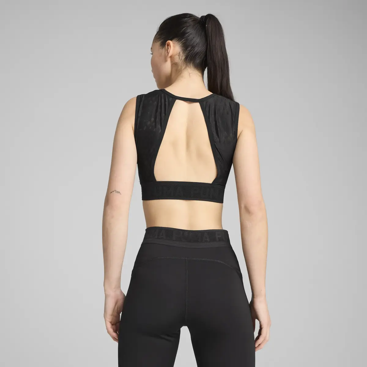 PUMA MOVE LACE BRA Siyah Kadın Spor Sütyeni
