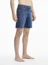 Calvin Klein MID-THIGH SHORT Erkek Mavi Kot Şort