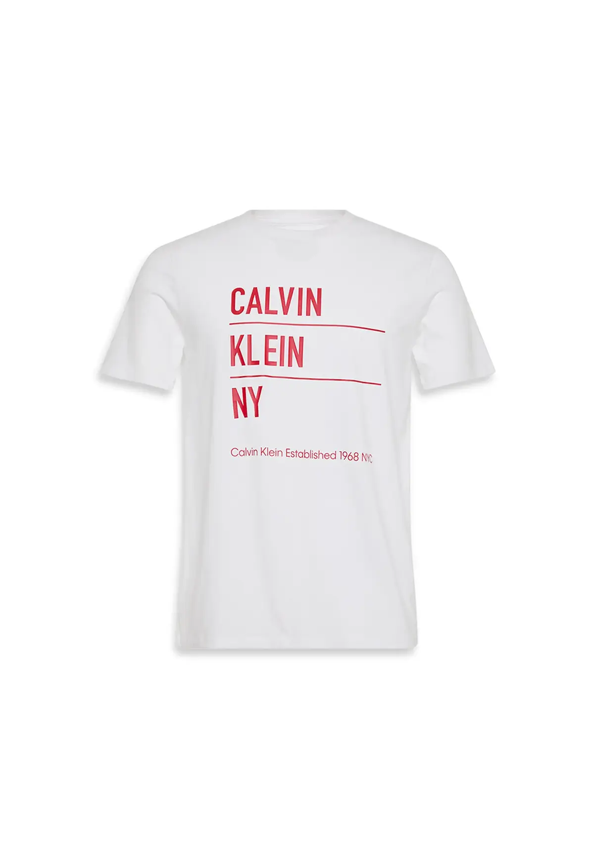 Calvin Klein SS 30S EU CALVIN KLE, YAA Beyaz Erkek T-Shirt