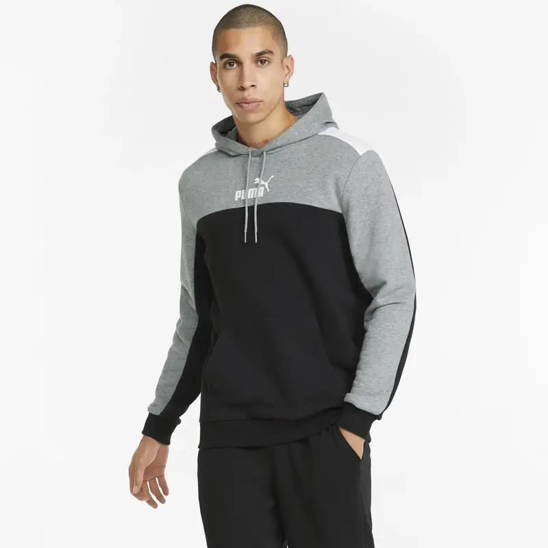 Puma ESS+ Block Hoodie TR Siyah Erkek/Unisex Hoodie