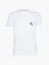 Calvin Klein Beyaz Erkek T-Shirt & Polo