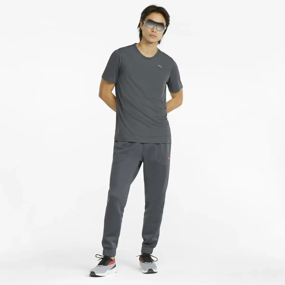 Puma PERFORMANCE TEE Gri Erkek T-shirt